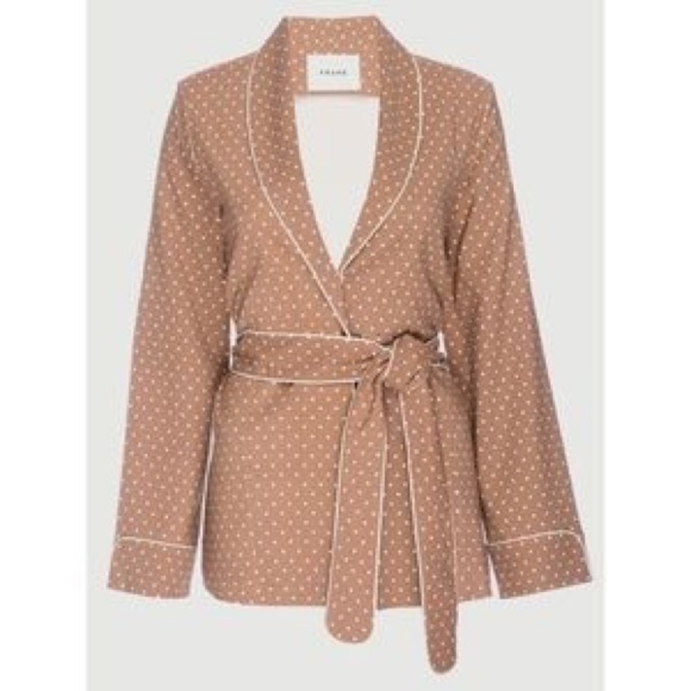 Frame Almondine Smoking Dot Jacket // size small